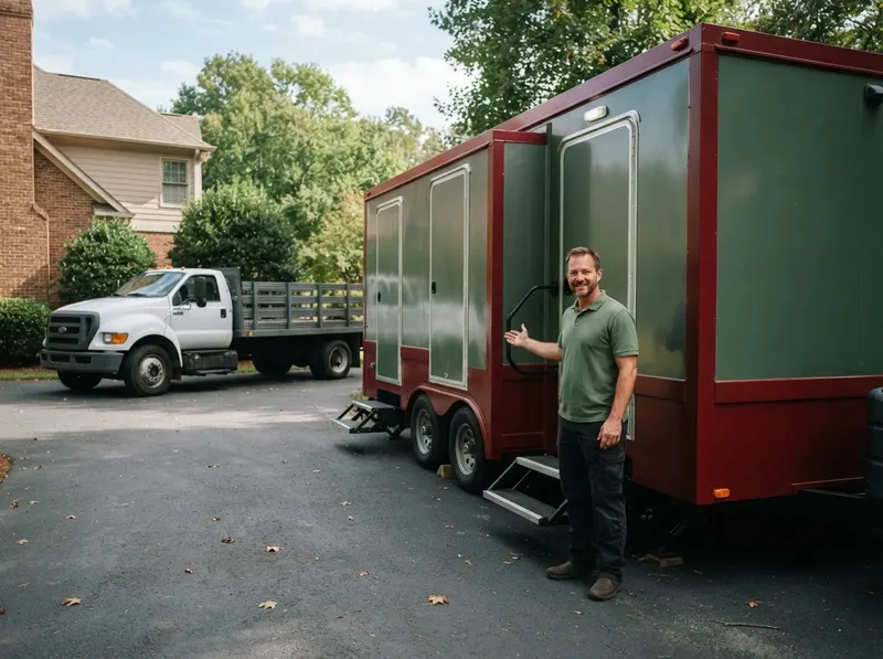 VIP / Luxury Restroom Trailer Rental in Cary, NC